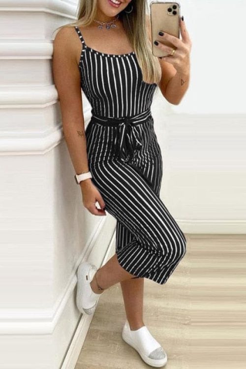 Women Sleeveless Casual Jumpsuits