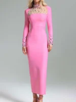 Pink Bodycon Dress