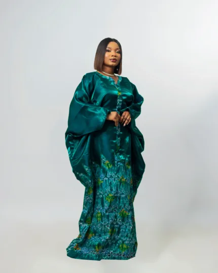 Emerald Green Mikado Luxe Dress