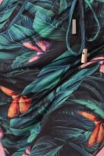 13-166 Sports dress with pockets and ties - 3D leaves-11