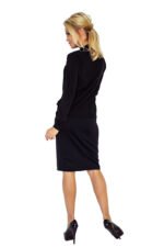 Blouse with bond - black 140-5-2