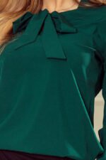 Blouse with bond - green 140-9-6