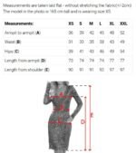 180-4 Fitted lace mini dress with long sleeves - black-13