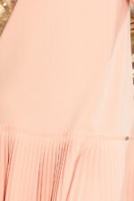 228-1 LUCY - pleated comfortable dress - peach-5