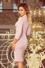 237-1 KELLY Elegant dress with a neckline - LILA-4