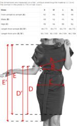240-12 ROXI Comfortable dress with an asymmetric skirt and belt - green-10