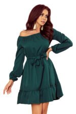 265-1 DAISY Dress with frills - green-8