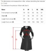 286-6 SANDY Flared shirt dress with a belt - blue-8