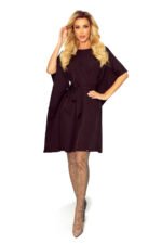 287-12 SOFIA Butterfly dress - black-8