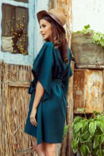 287-2 SOFIA Butterfly dress - green-4
