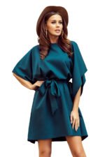 287-2 SOFIA Butterfly dress - green-6