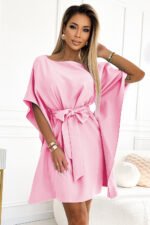 287-30 SOFIA Butterfly dress - pastel pink-4