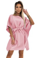 287-32 SOFIA Butterfly dress - dirty pink-6