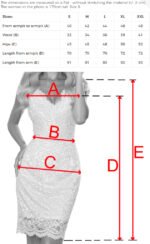 316-3 Lace dress with neckline - green-9