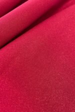 397-1 Elegant dress with a longer back - red with glitter-8