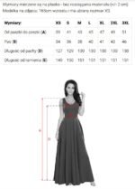 411-1 CRYSTAL long shimmering dress with a neckline - green-9