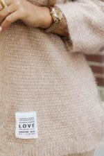 631-1 Stylish cardigan made of soft sweater knit - beige-8