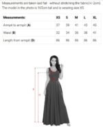 692-1 NAYA Elegant strapless corset midi dress with a bow - black-14