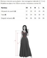 692-3 NAYA Elegant strapless corset midi dress with a bow - burgundy-15