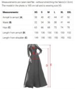 694-3 MIRELLA Elegant flared maxi dress with sequin sleeves - burgundy-13