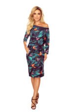 13-119 Sports dress with pockets - colorful butterflies-7