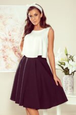 266-2 Midi skirt with pockets - black-1