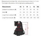 425-19 MATILDE Dress with a neckline and short sleeves - chocolate brown-11